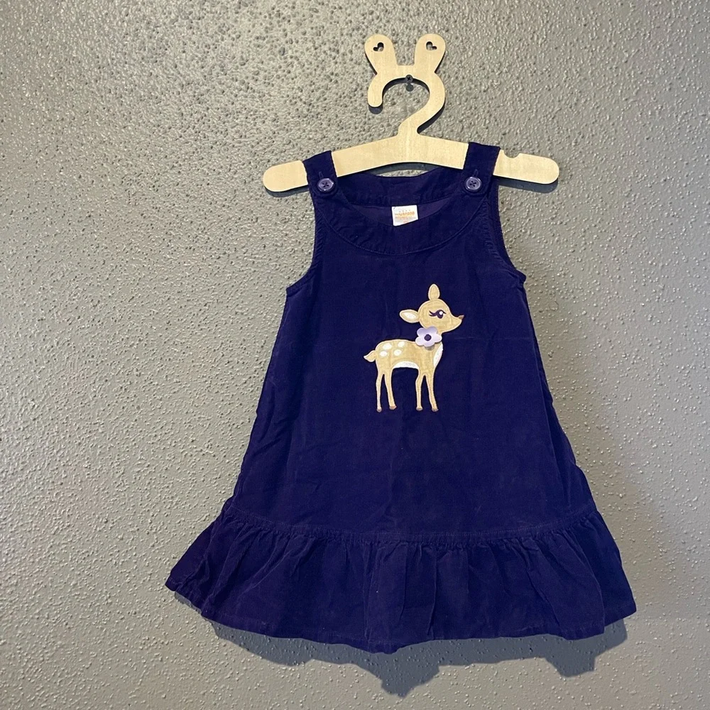 Gymboree Corduroy Reindeer Dress